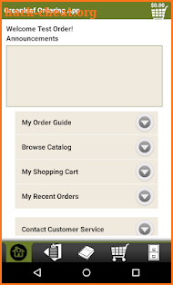 Greenleaf Ordering App screenshot