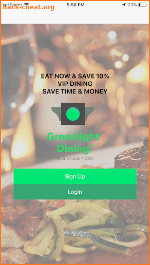 Greenlight Dining screenshot