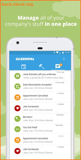 GreenPal Pro For Vendors screenshot