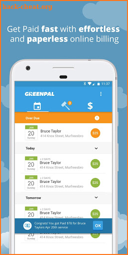 GreenPal Pro For Vendors screenshot