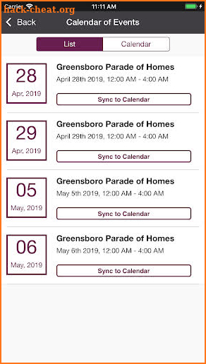 Greensboro Parade of Homes screenshot