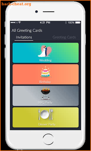 Greeting & Invitation Cards Maker screenshot
