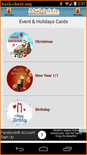 Greeting Cards All Occasions screenshot