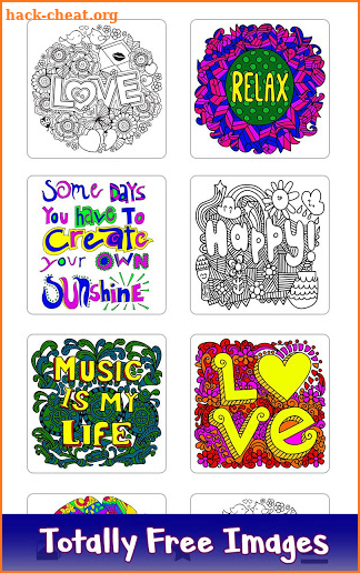 Greeting Cards Color by Number - Family Coloring screenshot
