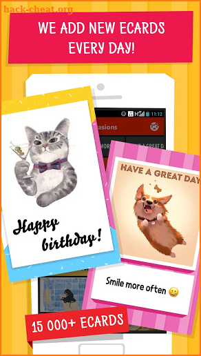 Greeting cards for all occasions - Wizl screenshot