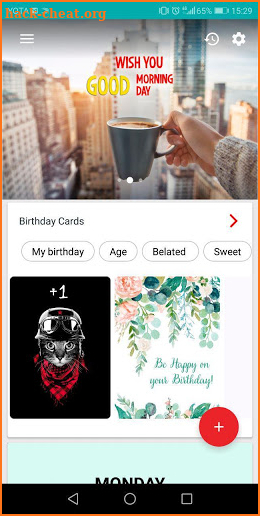 Greeting cards for all occasions - Wizl PRO screenshot