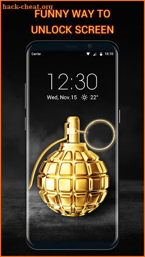 Grenade Lock Screen for You screenshot