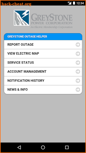 GreyStone Outage Helper screenshot