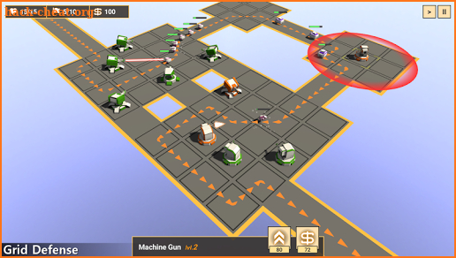 Grid Defense Free screenshot