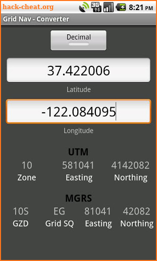 Grid Nav MGRS Utility screenshot