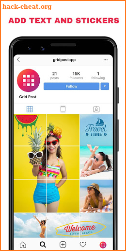 Grid Post - Photo Grid Maker for Instagram Profile screenshot