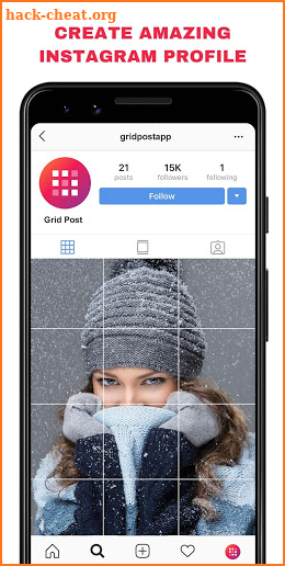 Grid Post - Photo Grid Maker for Instagram Profile screenshot