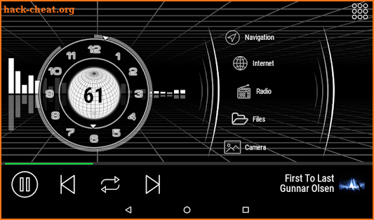 Gridline - theme for CarWebGuru launcher screenshot