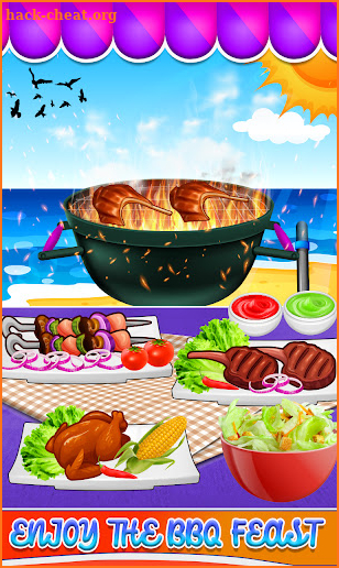 Grill BBQ Sea Food Beach Party screenshot