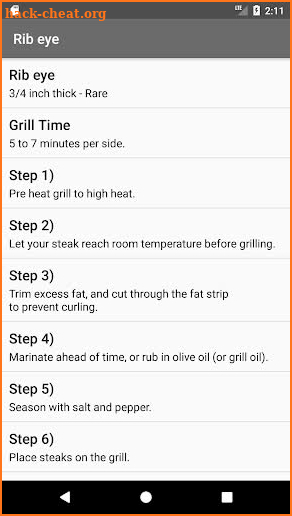 Grill Guide screenshot