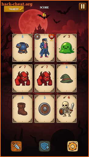 Grim Cards: Shadow Fight screenshot
