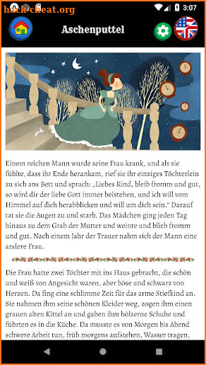 Grimm Brother's Fairy Tales - English and German screenshot
