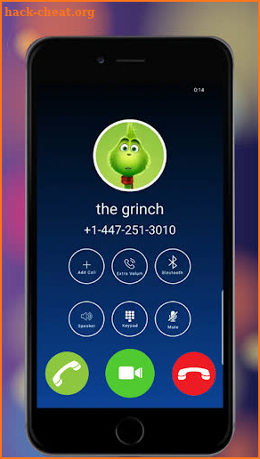 Grinch Calling Call video simulator screenshot
