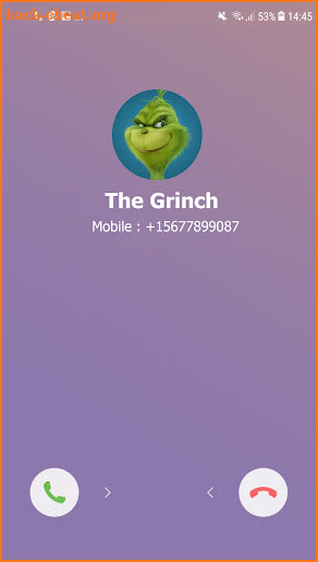 Grinch Fake Call screenshot