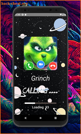 Grinch Fake Video Call PRANK screenshot
