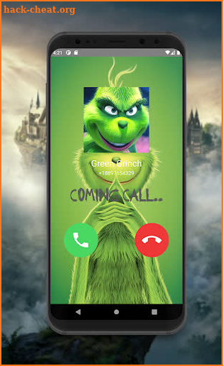 Grinch Fake Video Call Prank screenshot