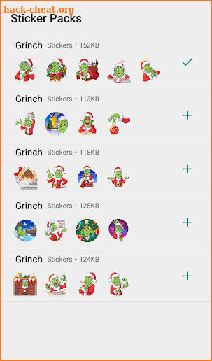 Grinch Stickers For WhatsApp - WAStickerApps screenshot