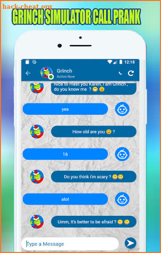 Grinch's Call & Messenger video Simulator screenshot
