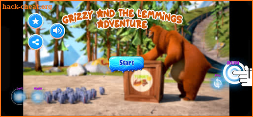 Grizzy and the Lemmings Game screenshot