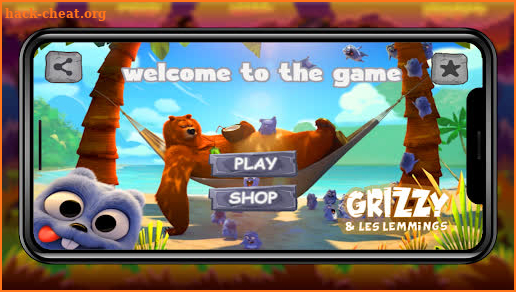 grizzy et les lemmings plane screenshot