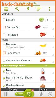 Grocery King Shopping List screenshot