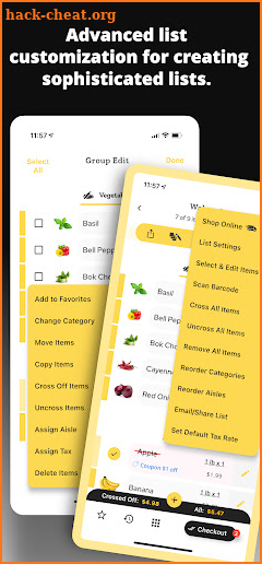 Grocery King- Shopping Lists, Recipes & Meal Plans screenshot