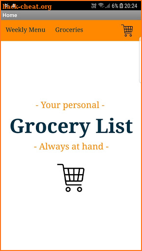 Grocery List screenshot