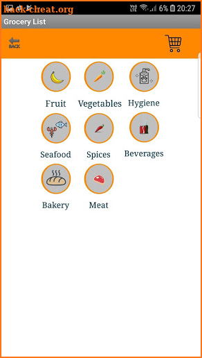 Grocery List screenshot