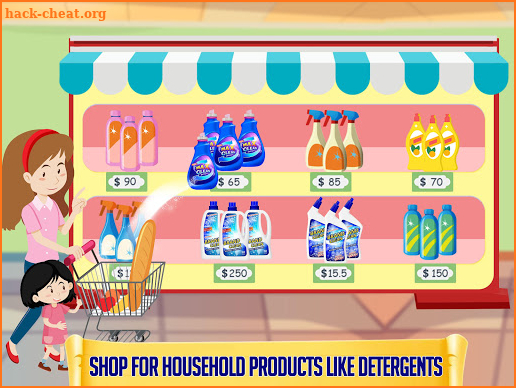 Grocery Market Kids Cash Register Simulator screenshot