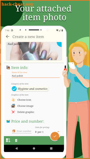 Grocery shopping list personal use - buy smth lite screenshot