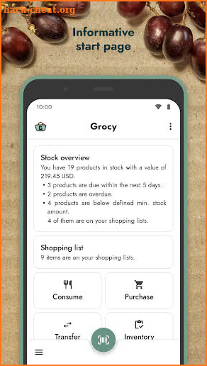 Grocy: Unlock Key screenshot