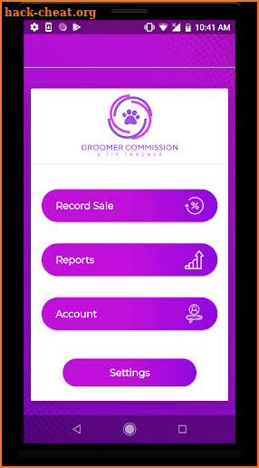 Groomer Commission And Tip Tracker screenshot