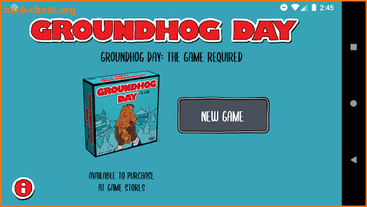 Groundhog Day The Game App screenshot
