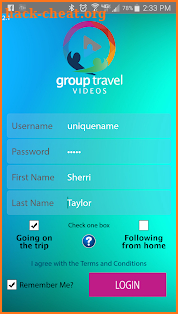 Group Travel Videos screenshot