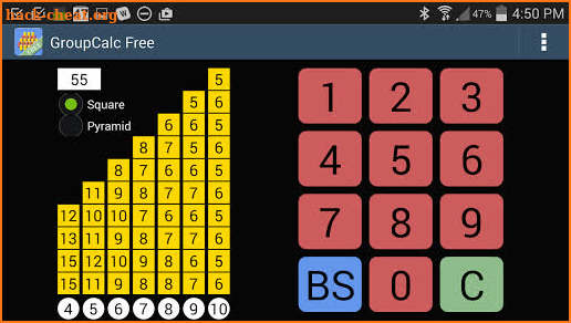 GroupCalc Pro screenshot