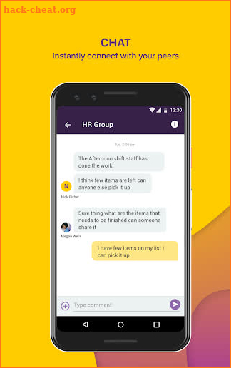 Groupe.io - Secure employee communication screenshot