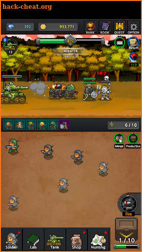 Grow Soldier - Idle Merge game screenshot