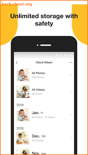 Growing-Baby Photo & Video Sharing, Family Album screenshot