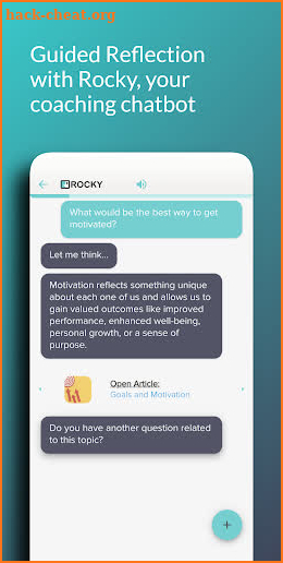 Growth Mindset AI Coach Rocky screenshot