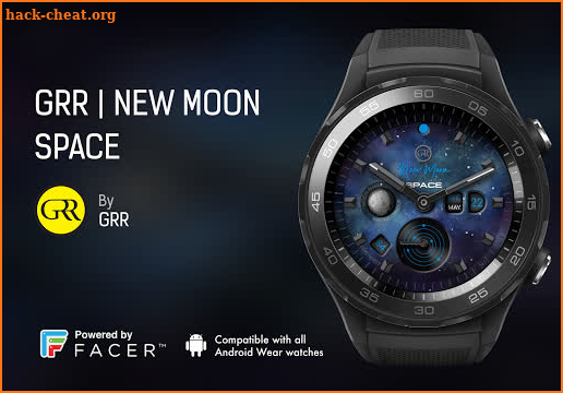 GRR | NEW MOON SPACE Watch Face screenshot