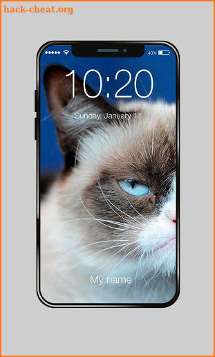 Grumpy Cat Wallpaper HD Screen Lock screenshot