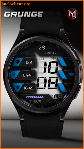 GRUNGE - Digital Watch face screenshot