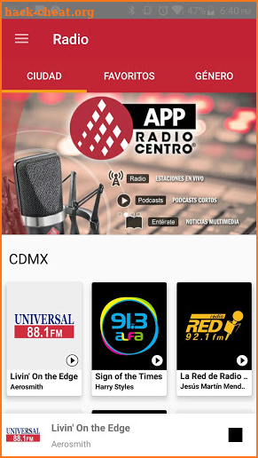 Grupo Radio Centro screenshot