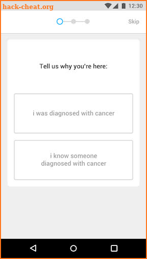 GRYT Health Cancer Community screenshot