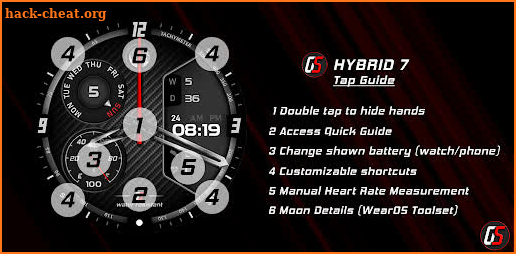 GS Hybrid 7 Watch Face screenshot